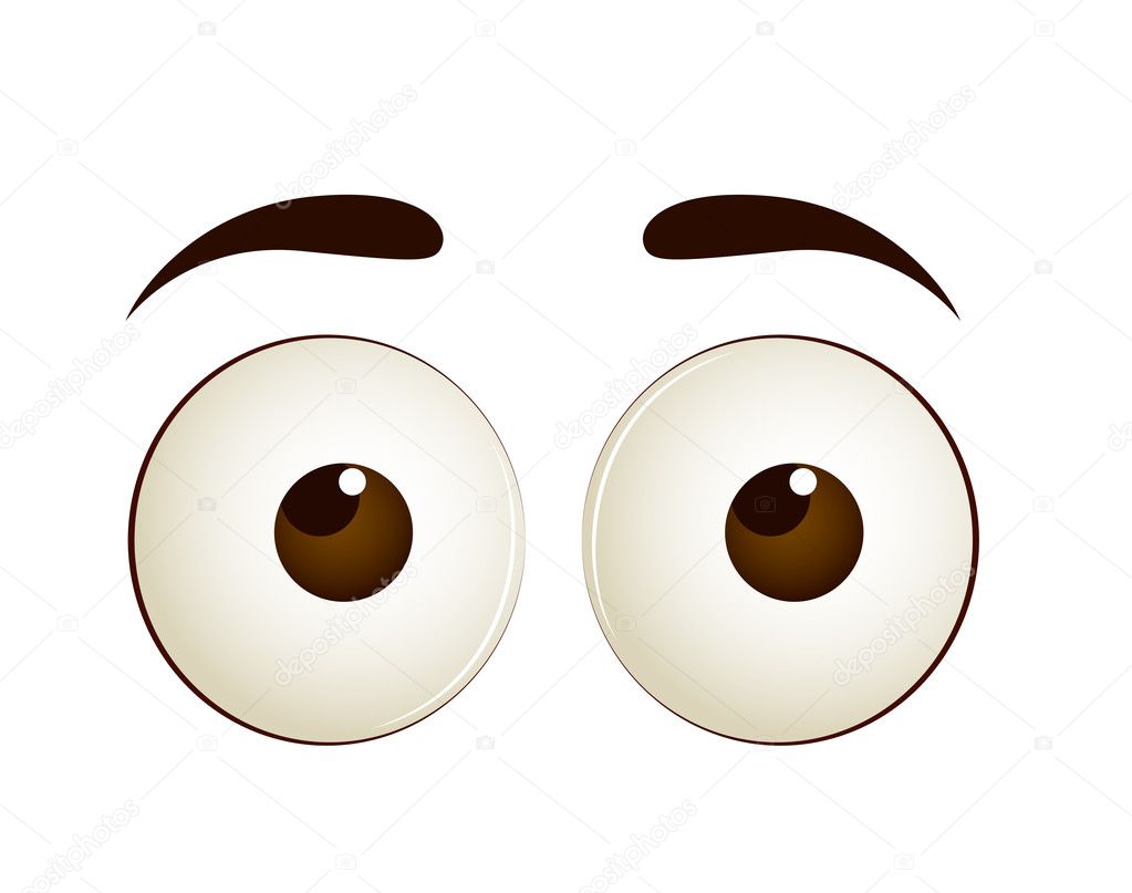 Innocent Cartoon Eye — Stock Vector © baavli #10202016