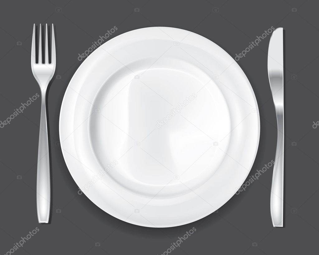 Dinner Plate Set 1 — Stock Vector © silici #8350207