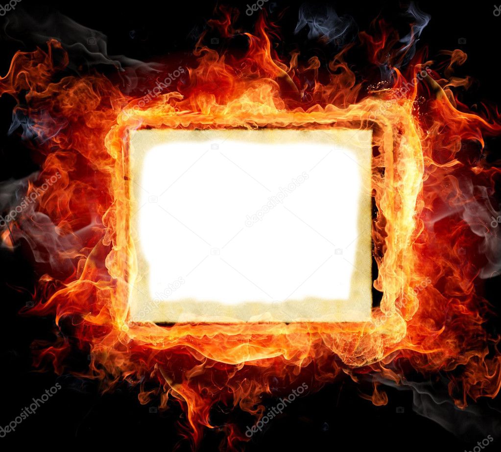 Fire frame — Stock Photo © Dside 9046602