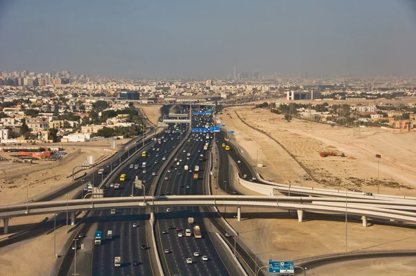 Al Dhaid road, Dubai, UAE, aerial view