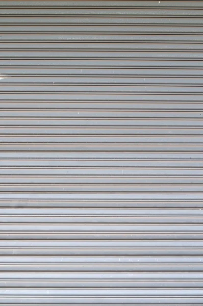Pattern of silver grey roll up door.