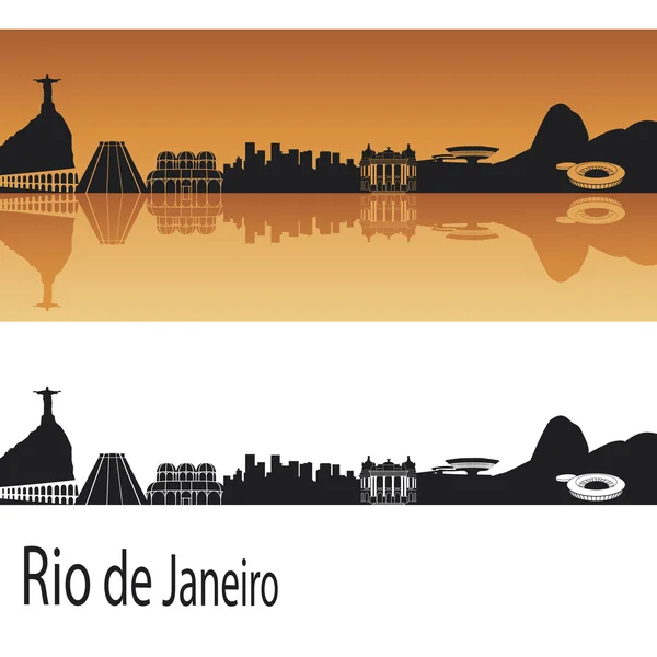 Image Skyline on Rio De Janeiro Skyline   Vector Stock    Paulrommer  9658790