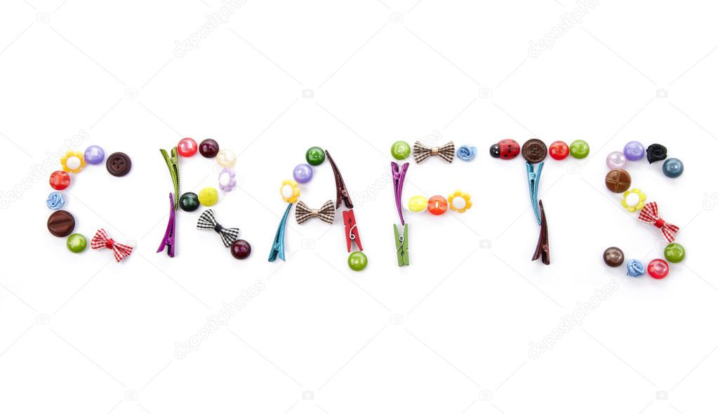 Crafts word — Stock Photo © magenjitsu 8832353