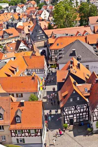 Cityview of old historic town of Oberursel, Germany.