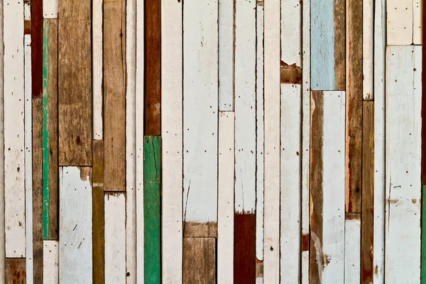 Painted plank wood striped pattern