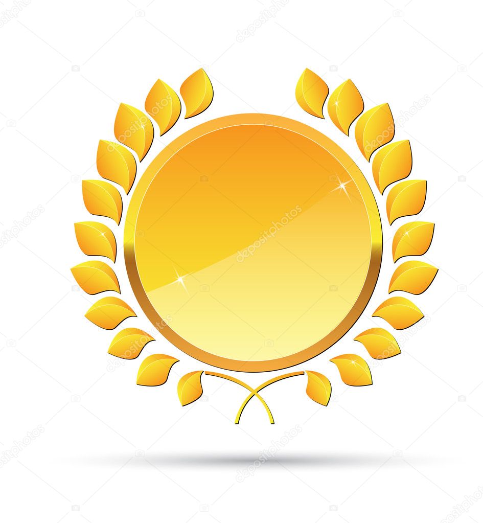 Laurel wreath vector format — Stock Vector © vska #8599708