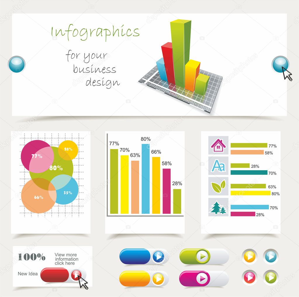 Info graphics collection Info graphics collection