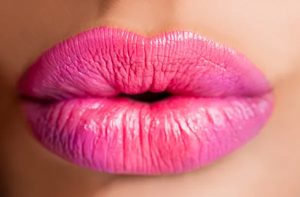 Female lips pink