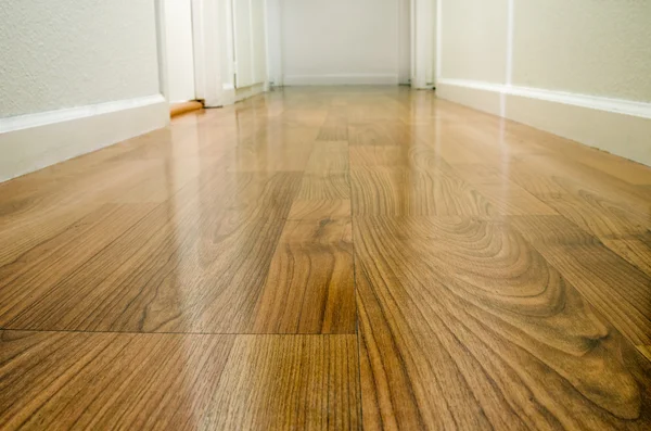 Wooden floor in hallway