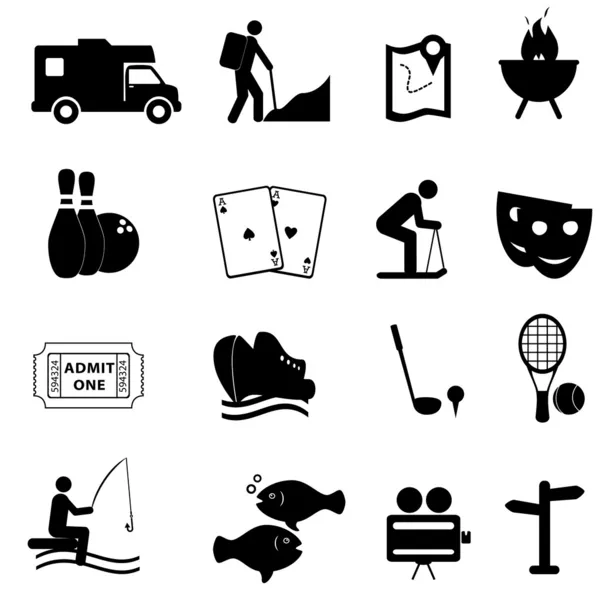 Leisure and fun icons