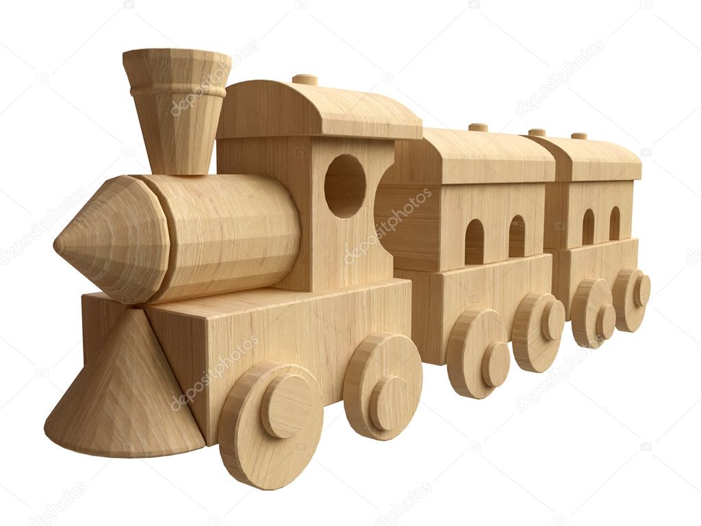 Wooden Toy Trains