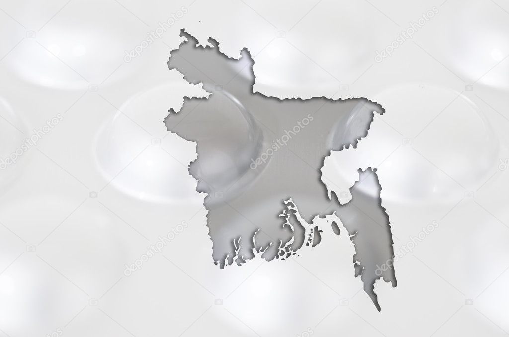 Bangladesh Outline Map