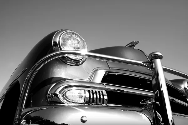 Classic Car In Black And White