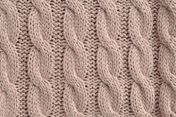 Cable Knitted Background