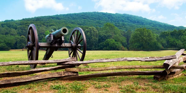 Civil War era cannon overlooks Kennesaw Mountain National Battlefield Park