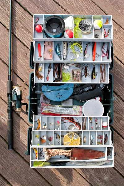 Fishing Tackle Box and Gear