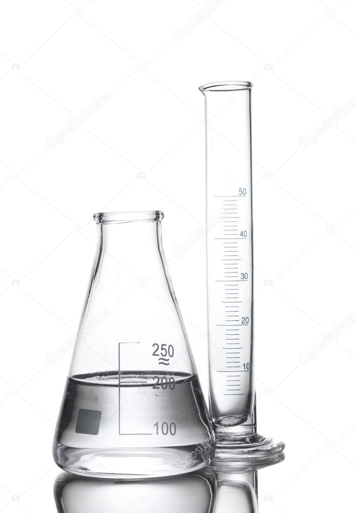 empty science beaker