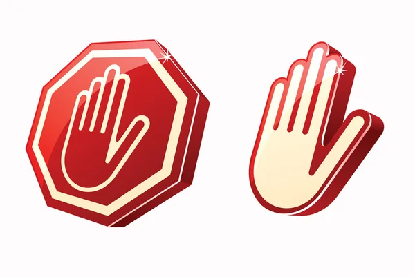 Ban icon red on a white background