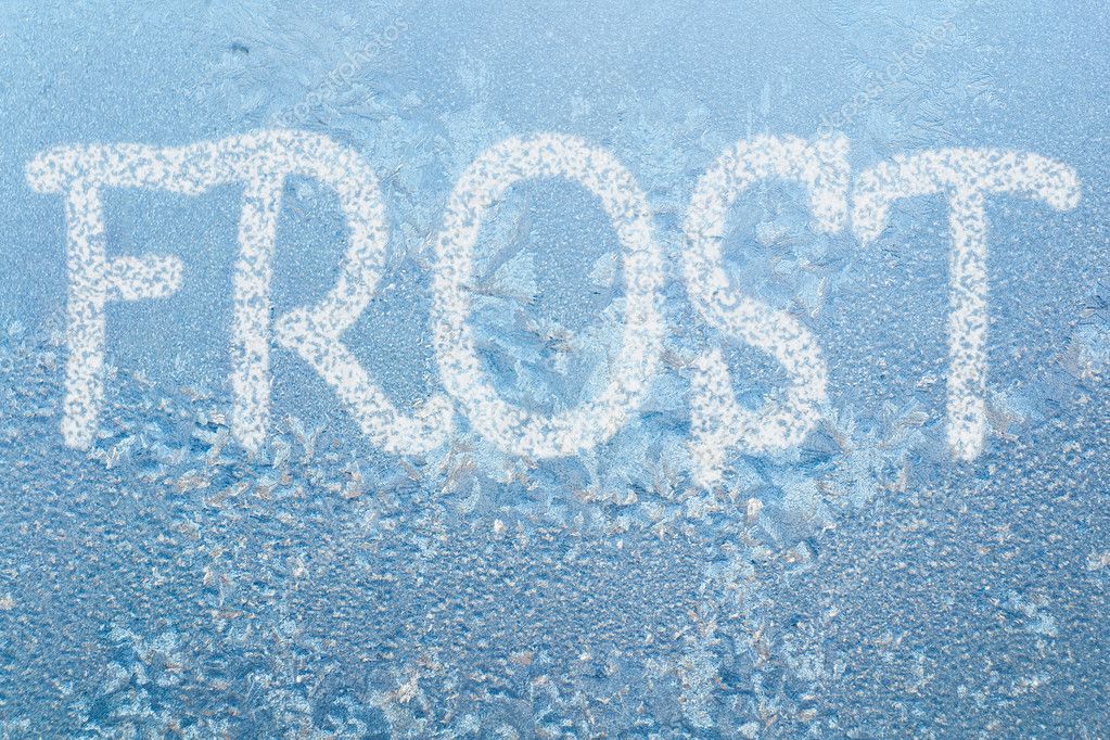 Frost Pattern And Word FROST Stock Photo A2bb5s 9113121