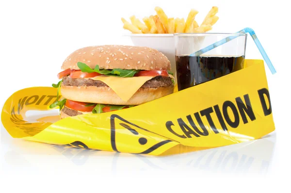 Unhealthy food caution