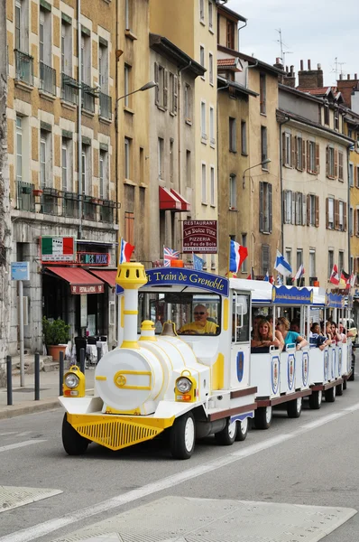 Sightseeing streetcar in Grenoble