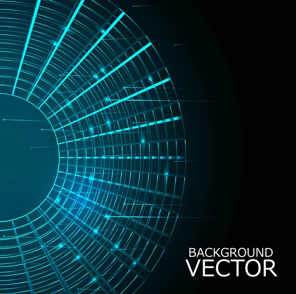 Design of Vector Circuit Board circle colorful