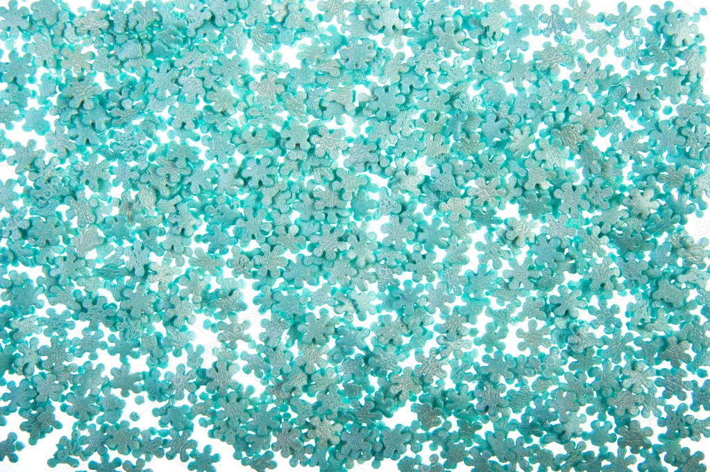 Sweet blue and gold sprinkles background — Stock Photo © photo-deti