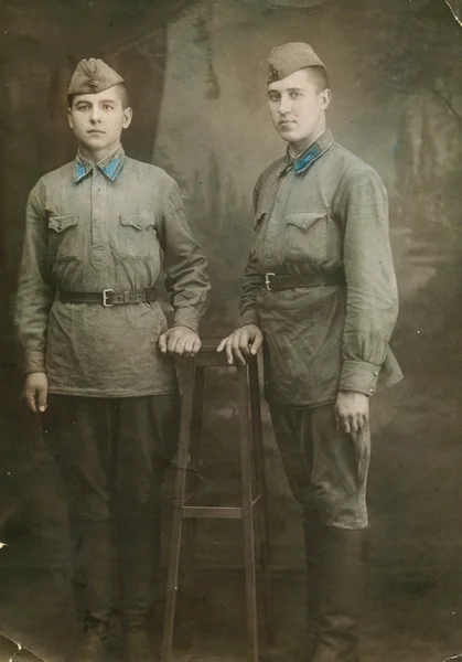Old photograph soldier