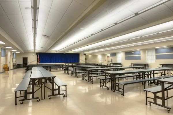 Interior of high school