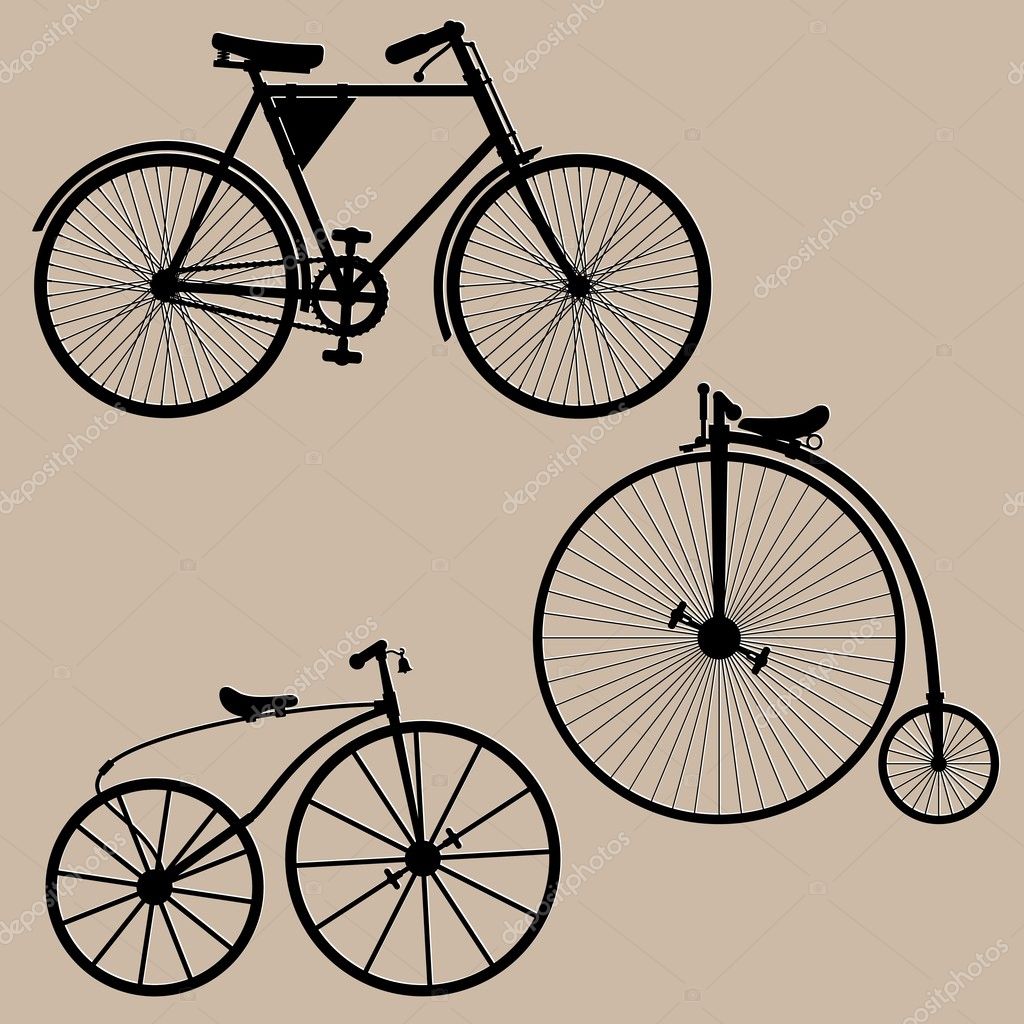 vintage bike illustration