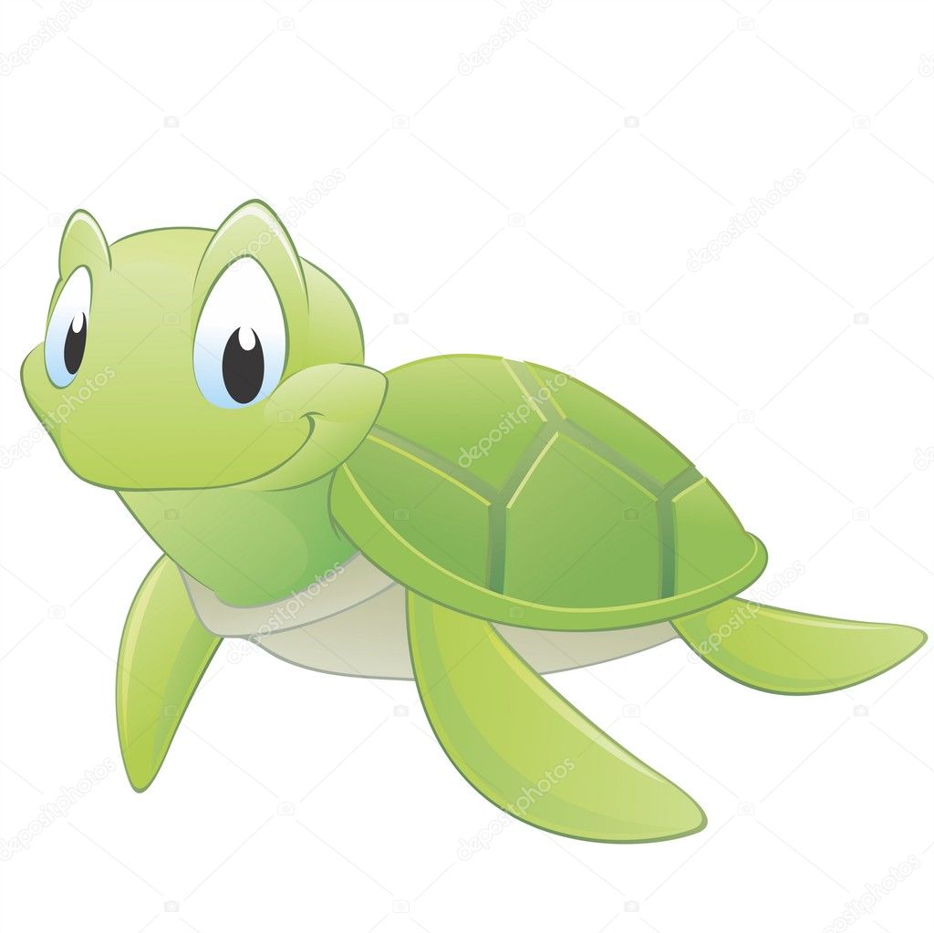 Cartoon Turtle — Stock Vector © mumut #9308489