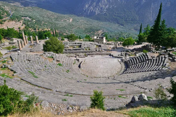 The theatre from Delphi, seen from above