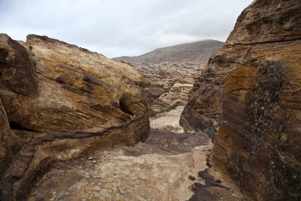 Petra - a path through the rocks - Jordan