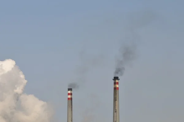 Industrial pollution.