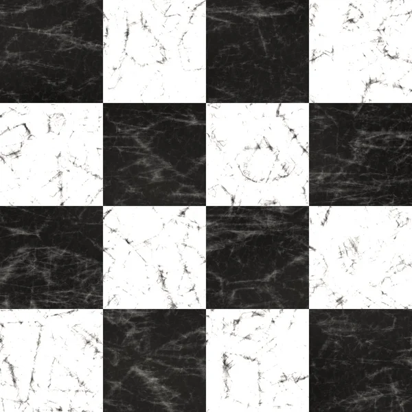 Marble checkerboard floor