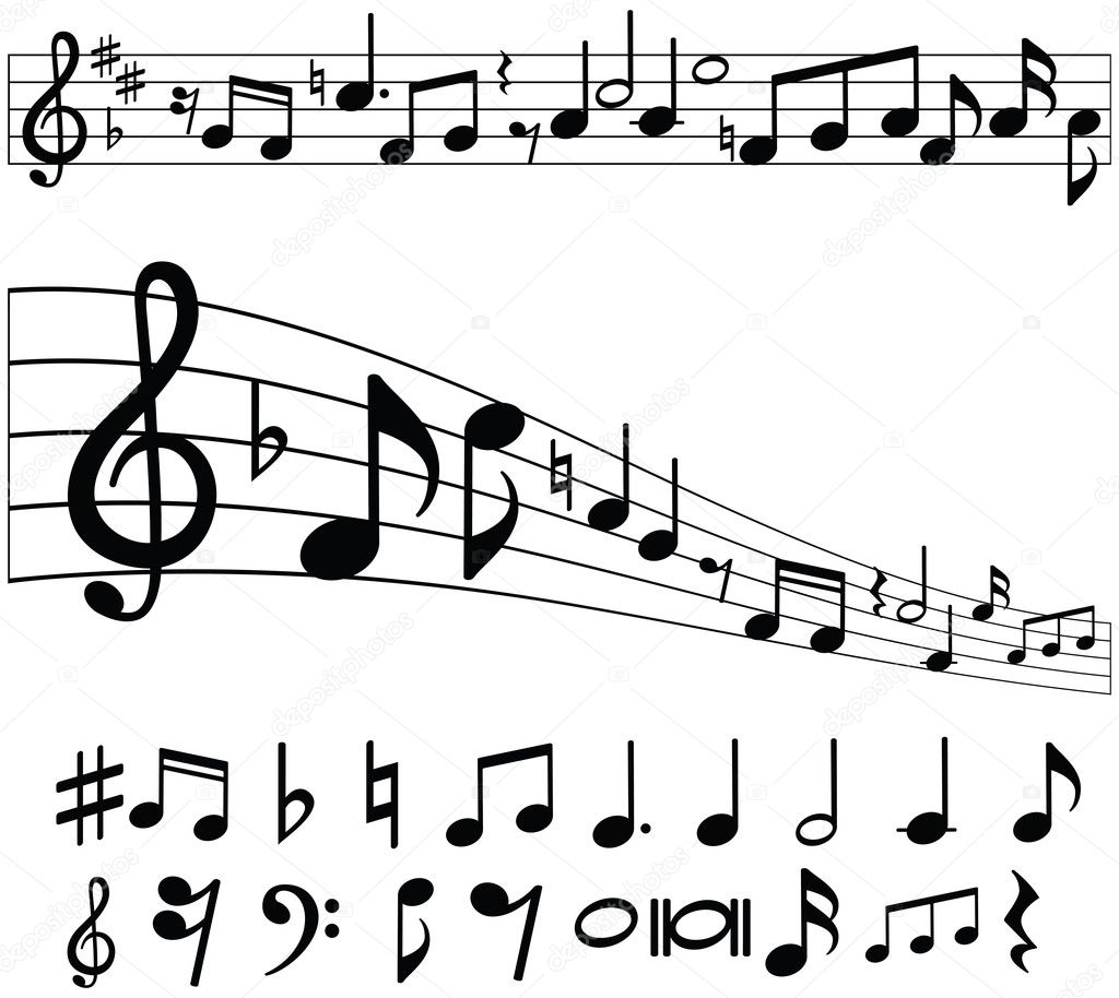 vector musical symbols