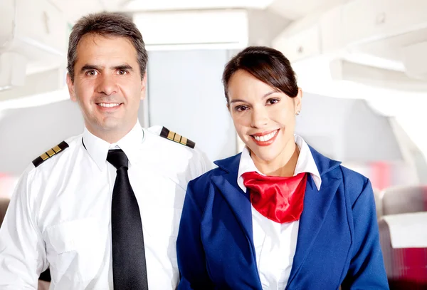 Airplane cabin crew