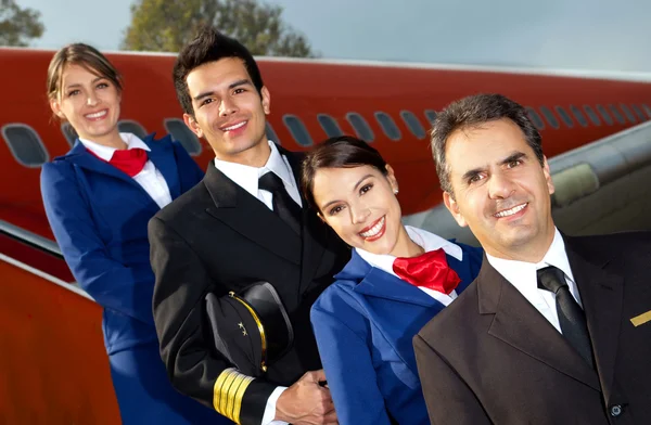 Airplane cabin crew
