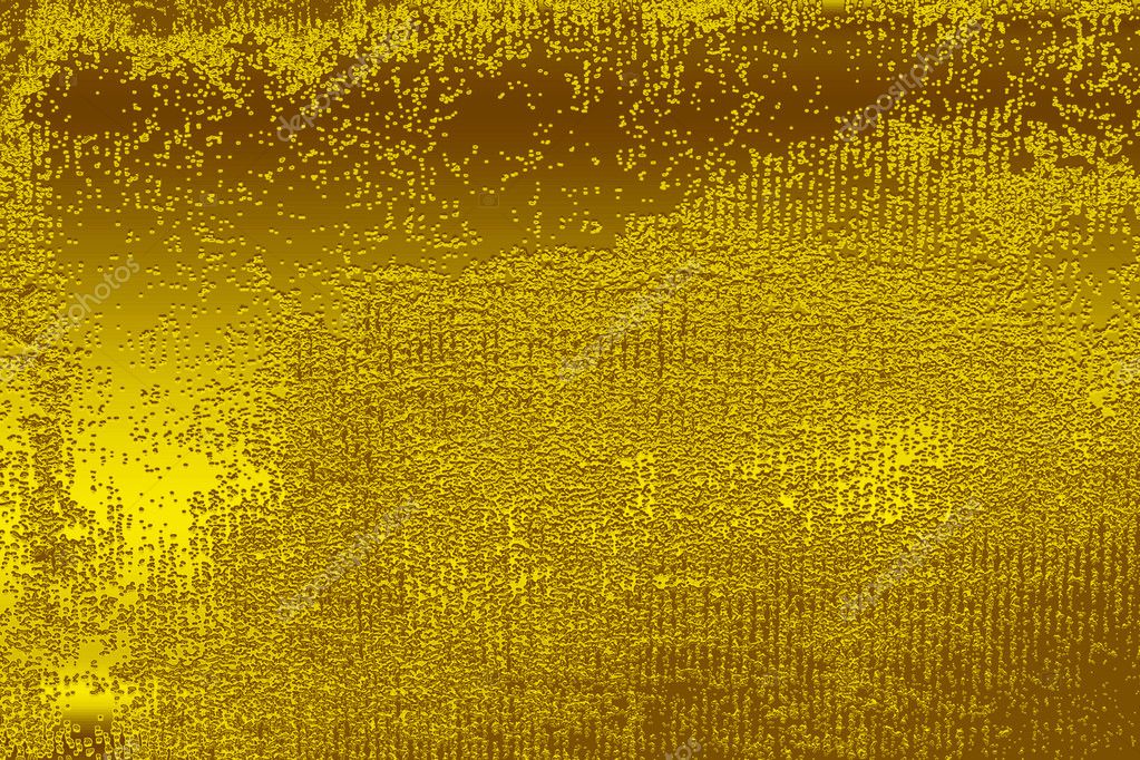 Gold scratched sheet of metal as abstract background / texture — Stock