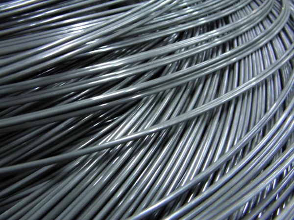 Close up of steel wire-wire