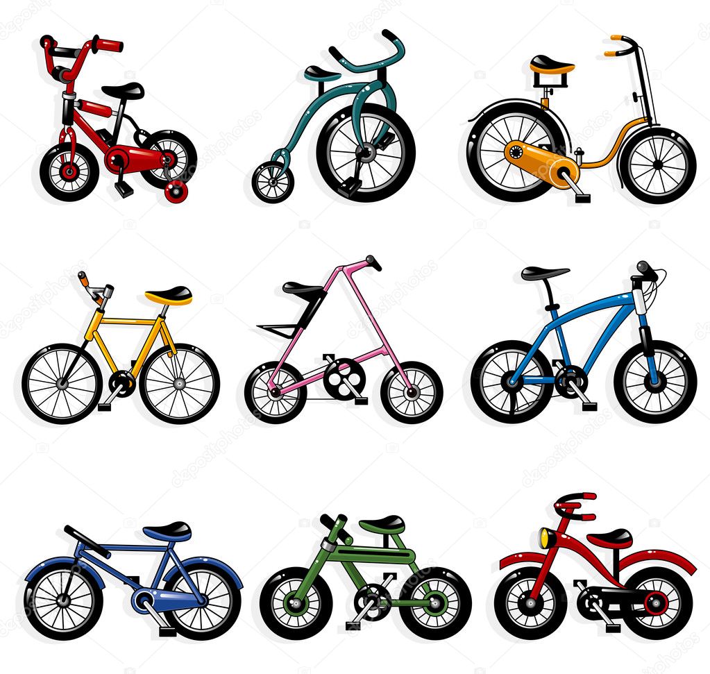 Cartoon Bicycle Images