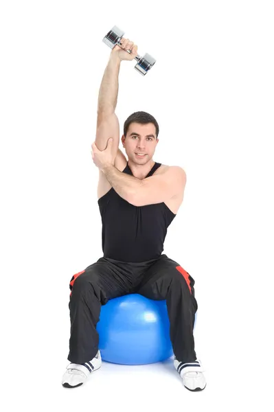 Seated Dumbbell Extensions