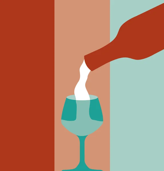 Illustration of liquid pouring from bottle — Stock Vector © dzxy_ 8769900