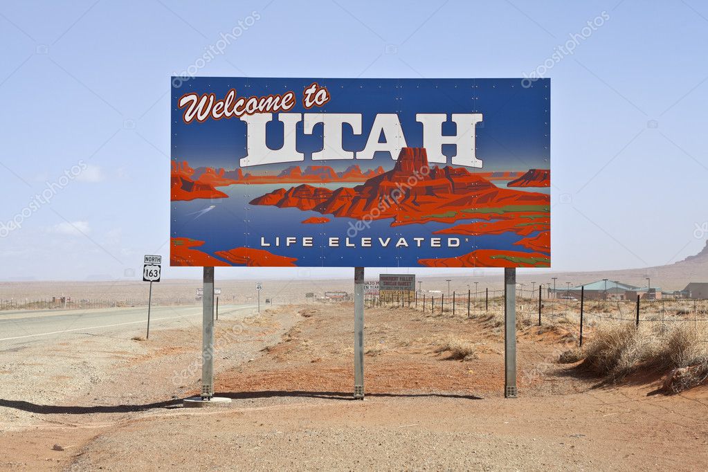 to Utah Billboard Stock Editorial Photo © trekandshoot 10226700