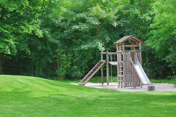 Playground in a city park.