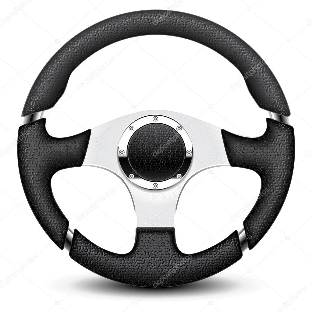 steering wheel vector