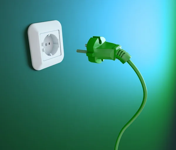 An electric plug and an outlet