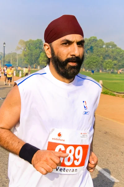 Male marathon runner