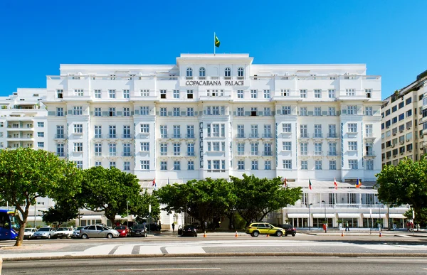 View of hotel Copacabana Palace in Rio de Janeiro