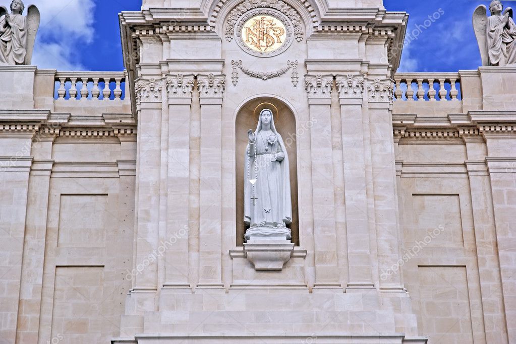 Sanctuaire de notre Dame de fatima. Fatima, portugal — Photographie
